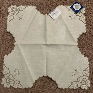 Linen Tablecloth hand made imported from Madeira Portugal